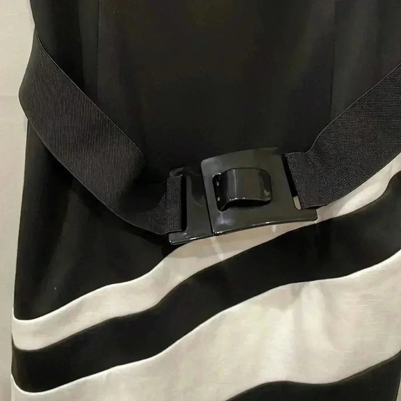 Sandra Darren Women Black/White Dress  8- NWOT - Picture 4 of 9